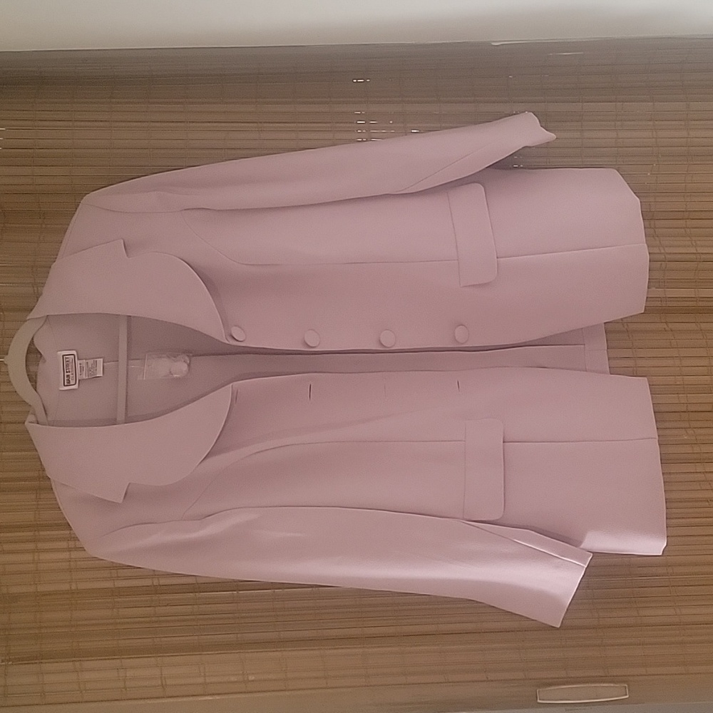 Vintage Main Street Classics Gray Double-Breasted Blazer